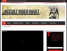 Tablet Screenshot of occultvideovault.com